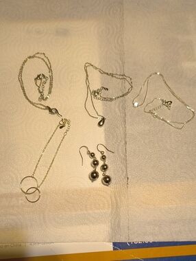 NWOT 5 Piece Sterling Silver Jewelry Bundle